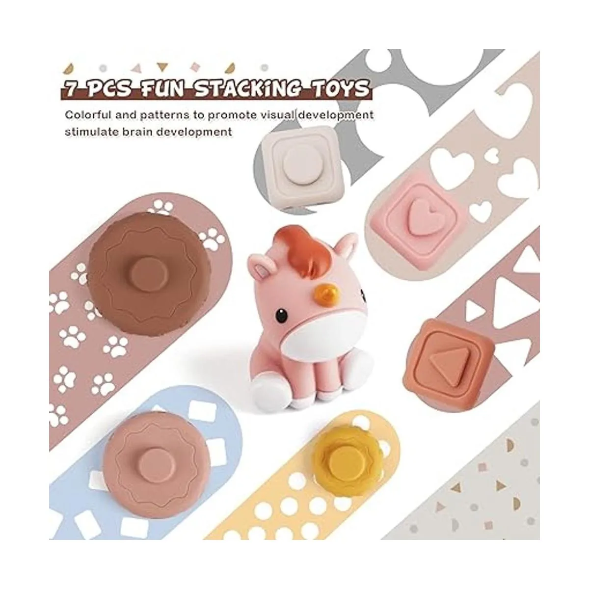 Nueplay 13 piezas de círculo de construcción y bloques_3