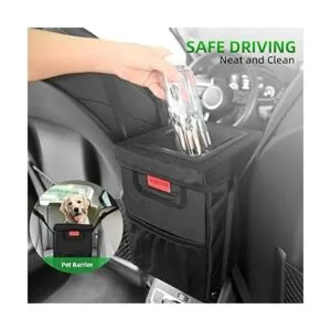 Bolsa de basura colgante para automóvil con tapa bolsa de_2