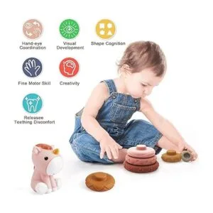 Nueplay 13 piezas de círculo de construcción y bloques_6