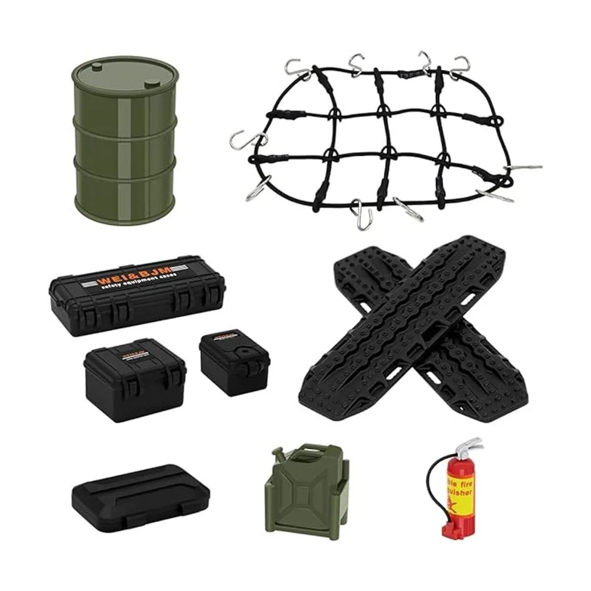 EPINON Accesorios para orugas RC de 124 para decoración_1