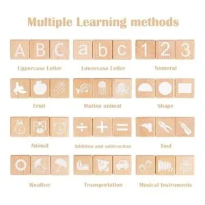 AXEARTE Bloques apilables de letras del alfabeto 26_2