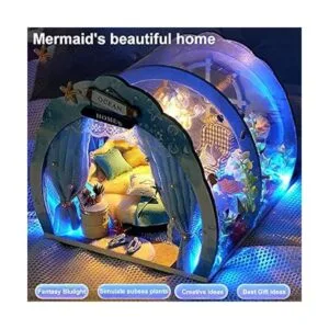 GuDoQi Kit de casa de muñecas en miniatura kit de casa en_4