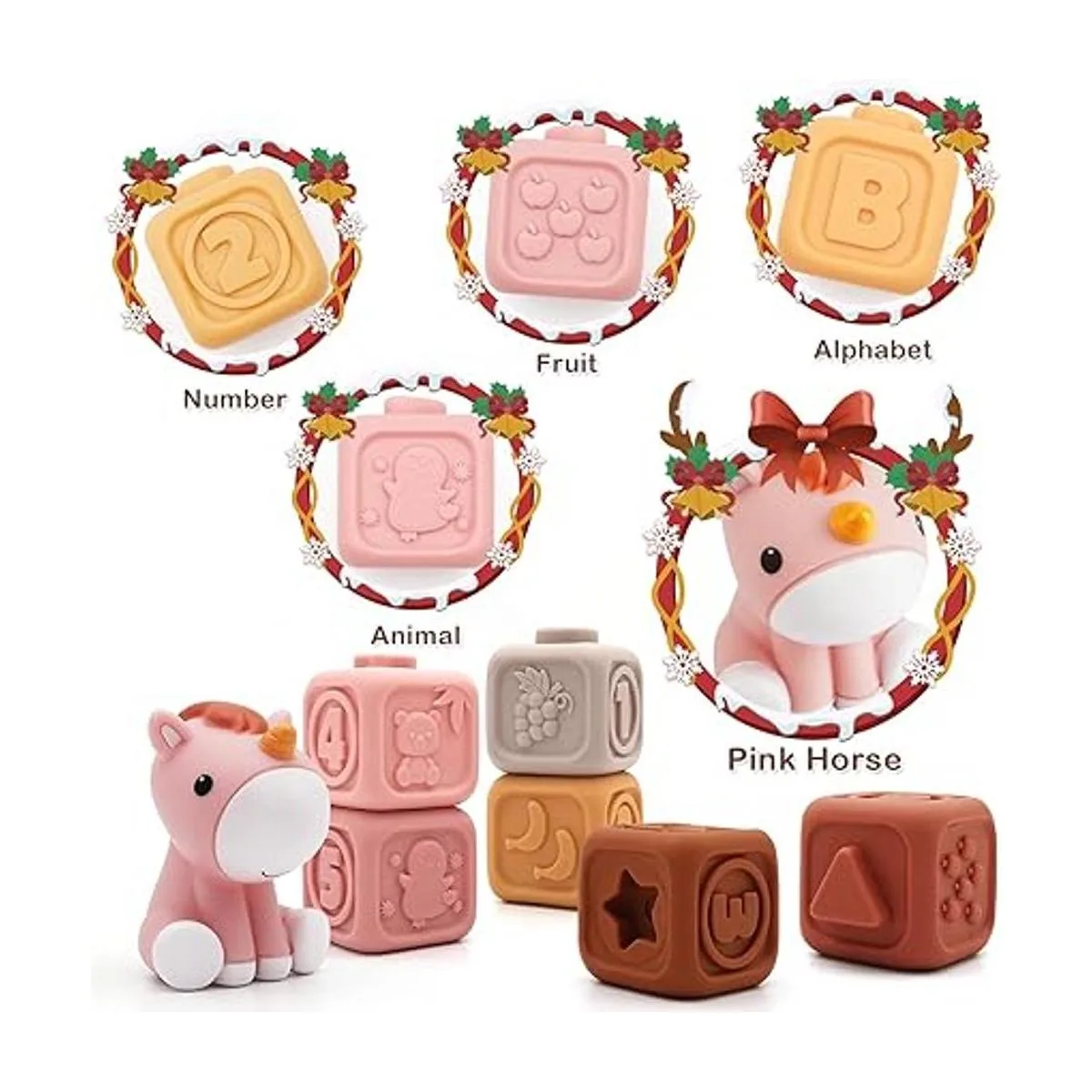 Nueplay 13 piezas de círculo de construcción y bloques_4