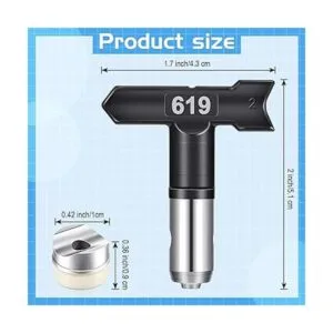 8 puntas de pulverizador de pintura reversibles puntas de_2