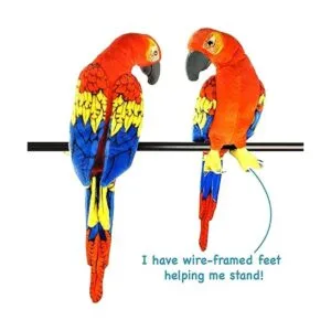 VIAHART Miguelita La guacamaya 14 pulgadas medidas de_5