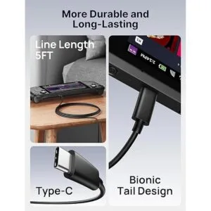 JSAUX Cargador de alimentación USBC de 45 W para cubierta_4