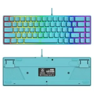 Snpurdiri Teclado para juegos de 60 de membrana teclado_3