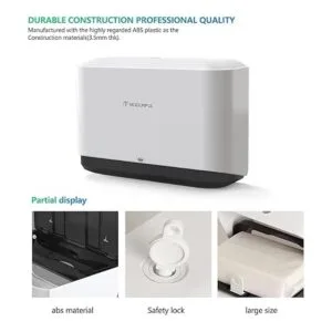 Dispensador de toallas de papel comercial de montaje en_2