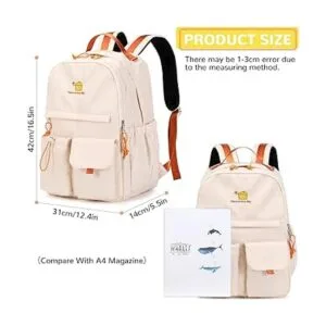 Lanola Backpacks for Girls kids Fashion Laptop Backpacks_2