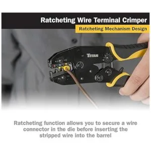 Titan Tools 11477 Punzonadora trinquete para alambres_6