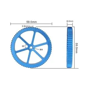 IdeaFormer Kit de extrusora de doble engranaje 4 tuercas_3