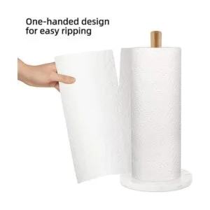 Buruis Soporte para toallas de papel de madera base de_3