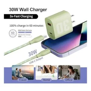 Cargador rápido de 30 W GaN III de doble puerto PD3.0_4