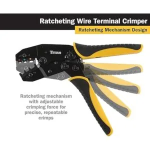 Titan Tools 11477 Punzonadora trinquete para alambres_5