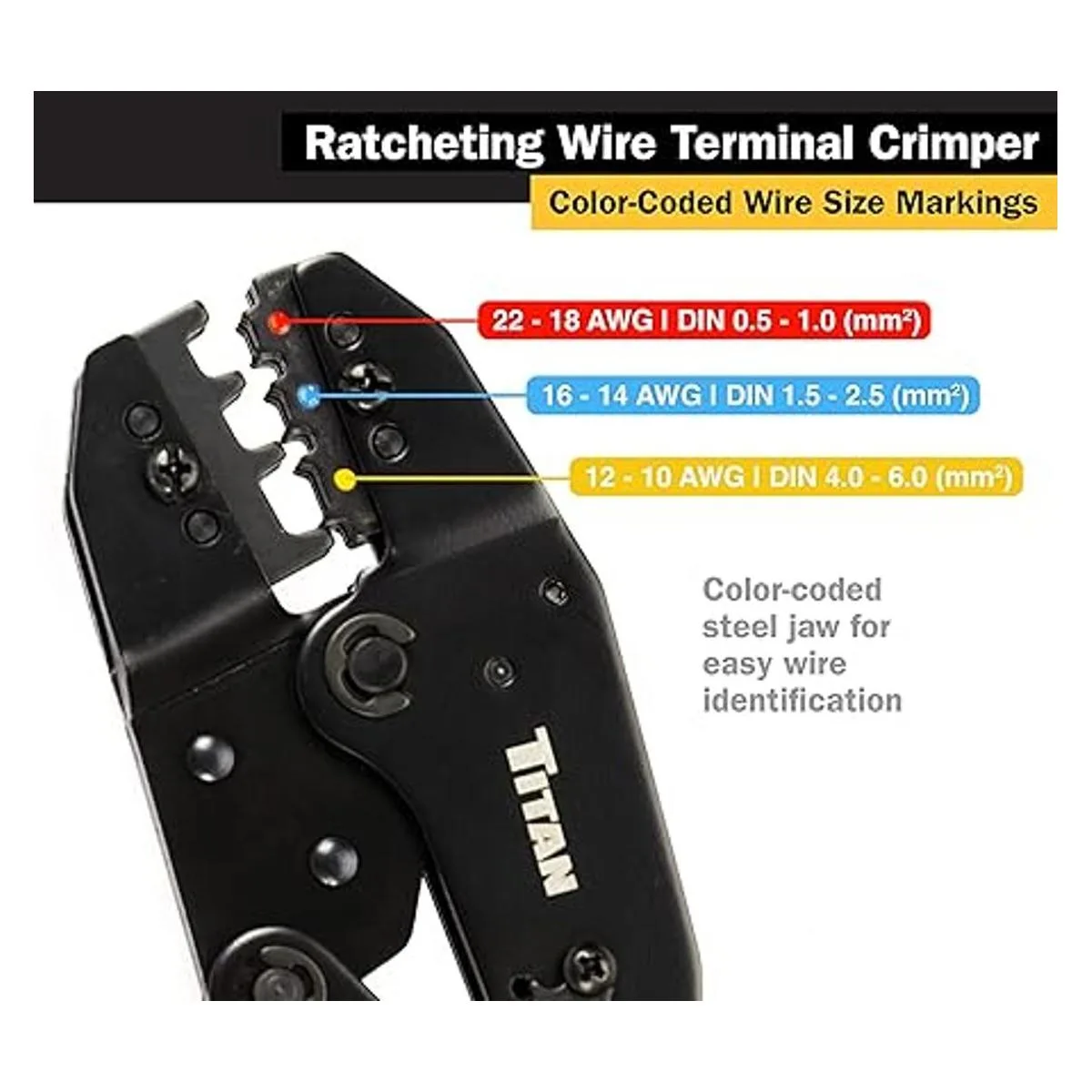 Titan Tools 11477 Punzonadora trinquete para alambres_3