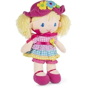 GUND Muñeca de felpa de 13 pulgadas con gorro y vestido_2