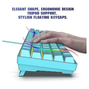 Snpurdiri Teclado para juegos de 60 de membrana teclado_4