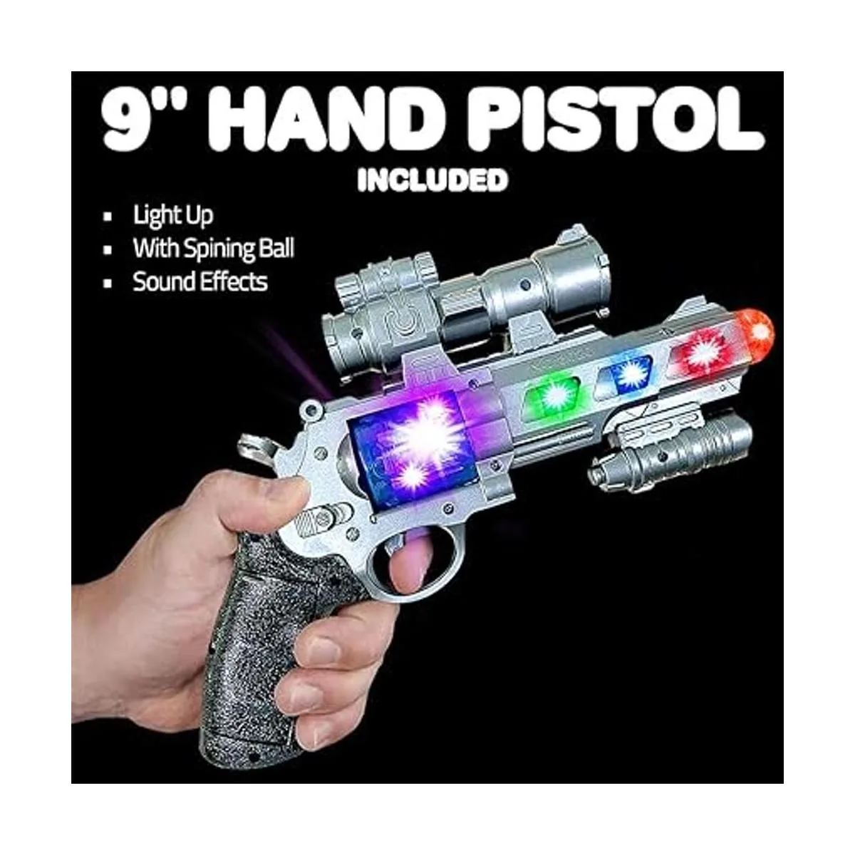 ArtCreativity Pistola de juguete iluminada para niños_2