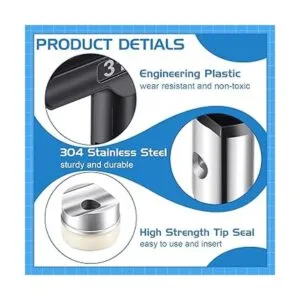 8 puntas de pulverizador de pintura reversibles puntas de_3