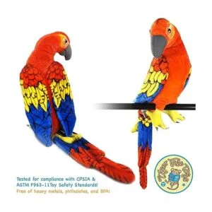 VIAHART Miguelita La guacamaya 14 pulgadas medidas de_6