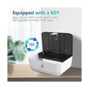 Dispensador de toallas de papel comercial de montaje en_4