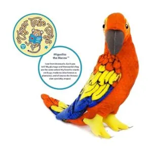 VIAHART Miguelita La guacamaya 14 pulgadas medidas de_4