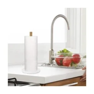 Buruis Soporte para toallas de papel de madera base de_5