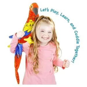 VIAHART Miguelita La guacamaya 14 pulgadas medidas de_2