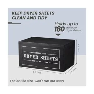 Bonito soporte para hojas de secadora con tapa_3