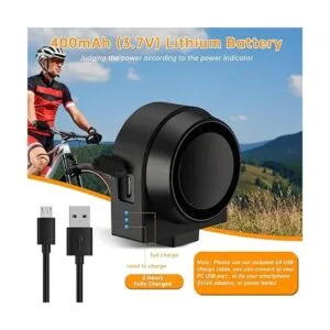 Onvian Alarma de bicicleta de 115 dB con control remoto_3