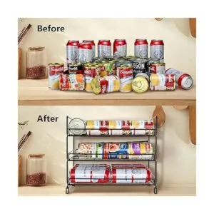 SUFAUY Organizador apilable para latas almacenamiento_3
