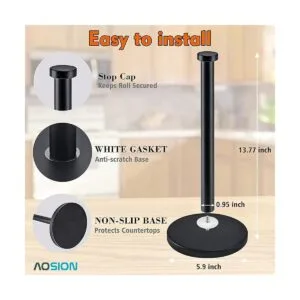 AOSION Paquete de 2 soportes para toallas de papel_5