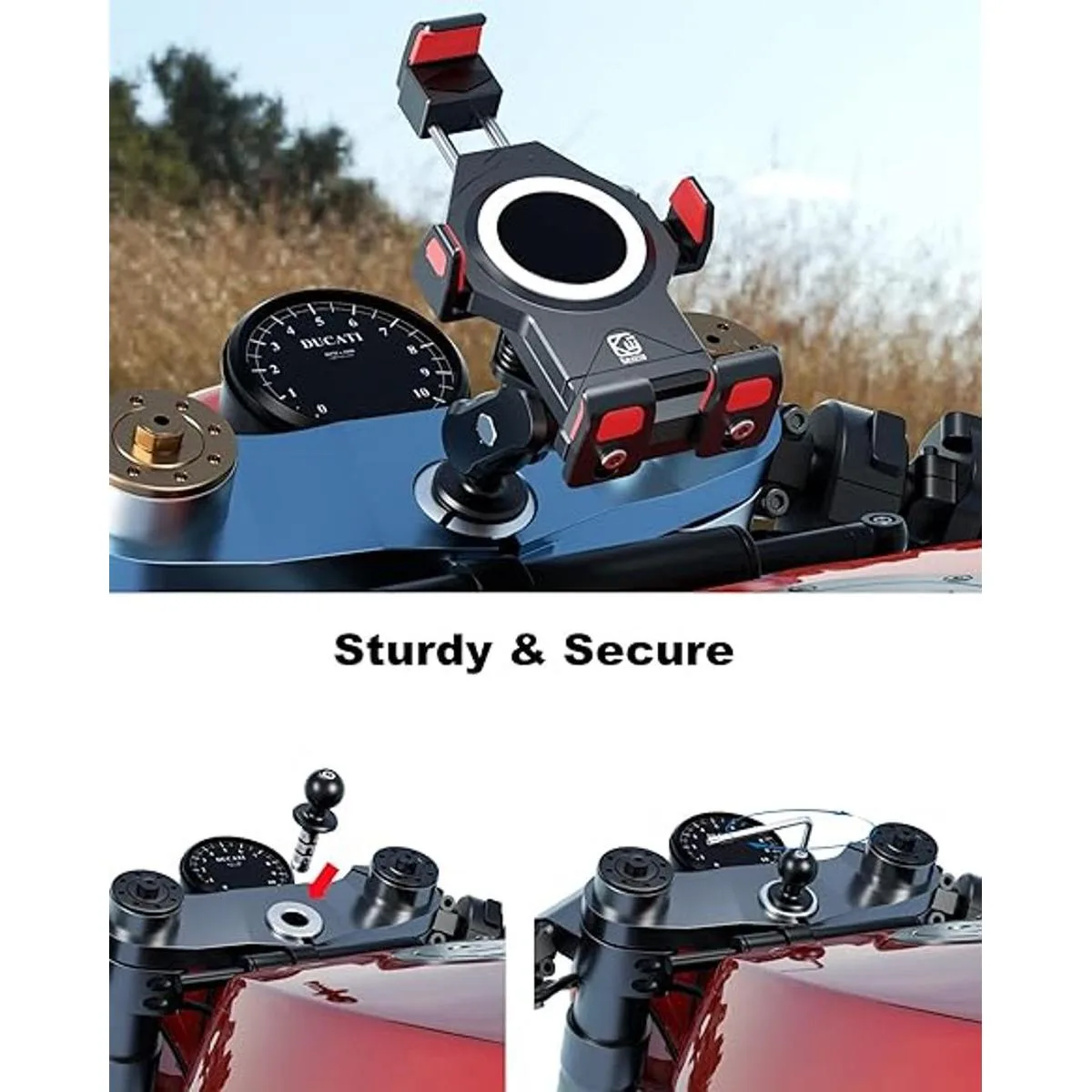 BRCOVAN Base de vástago de horquilla de metal para_7