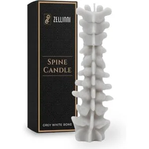 Zellinni Vela de lomo para decoración gótica vela de soja_1