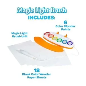 Crayola Color Wonder pincel mágico con luz suministros_2