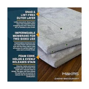 MaKRS Almohadilla para manchas almohadilla aplicadora de_5