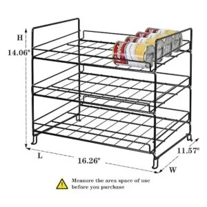 SUFAUY Organizador apilable para latas almacenamiento_6