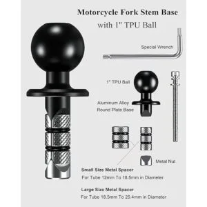 BRCOVAN Base de vástago de horquilla de metal para_4