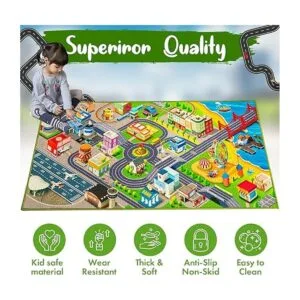 Alfombra para niños City Life 3D Playroom Rug 30 x 60_5