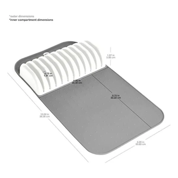Madesmart Tapete antimicrobiano clásico grande de agarre_4