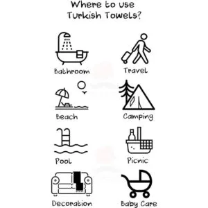 Bazaar Anatolia Toalla de playa turca a rayas 100_5