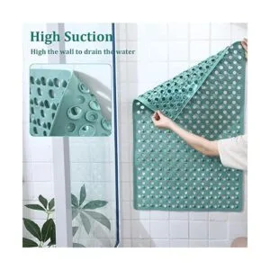 YESIMI Alfombrilla de ducha antideslizante de 40 x 16_6