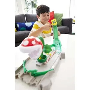 Hot Wheels Mario Kart Piranha Plant Slide Track con_2