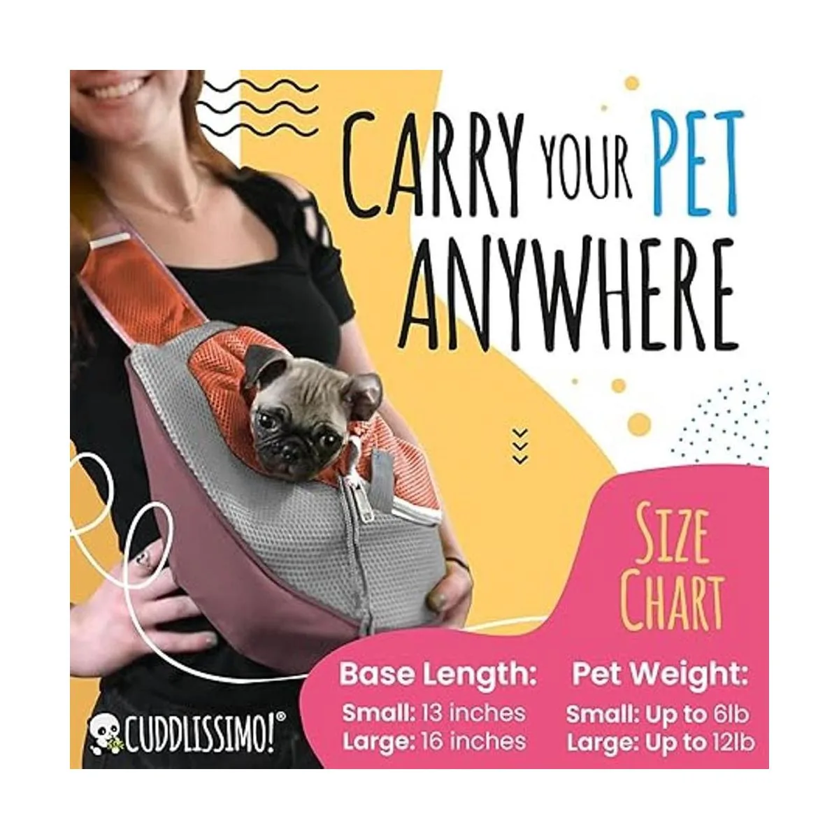 Cuddlissimo Transportador de eslingas para mascotas_2