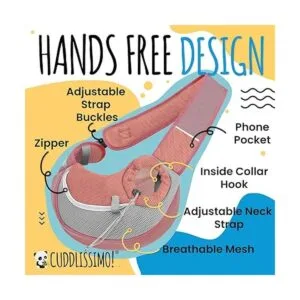 Cuddlissimo Transportador de eslingas para mascotas_5