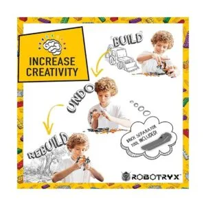 JitteryGit Juguete de construcción de robot para niños_4