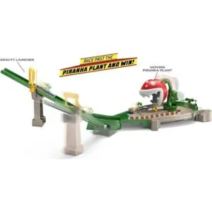 Hot Wheels Mario Kart Piranha Plant Slide Track con_4