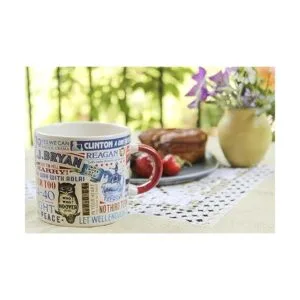Presidential Slogan Taza de café con texto Tippecanoe_3