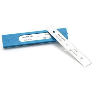 Cuchillas de acero inoxidable 15043 sin arañazos de doble_1