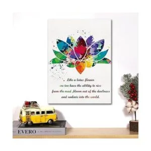 Just like the Lotus Lienzo de cita inspiradora para_4